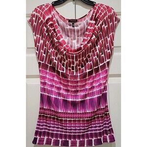 ESCADA Bright Pink Purple Rayon Blouse Women’s 38 US 8